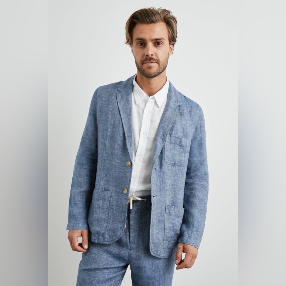 RAILS Men’s size small Sorrento blazer in Blue Mirage